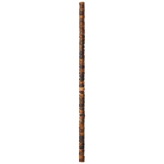 12 Pack: Yellow Tiger's Eye Round Heishi Beads by Bead Landing™, 6mm
